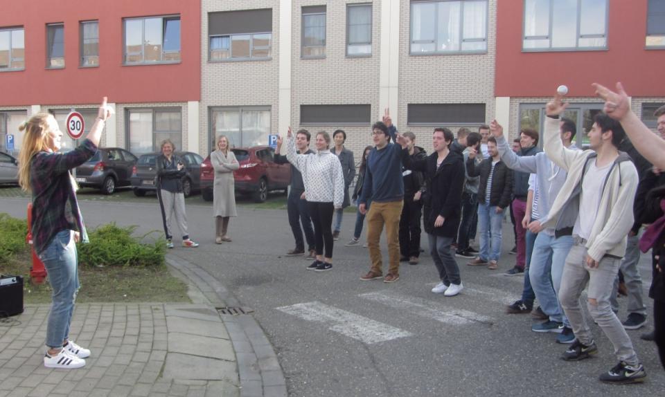 studenten leren leven als senioren