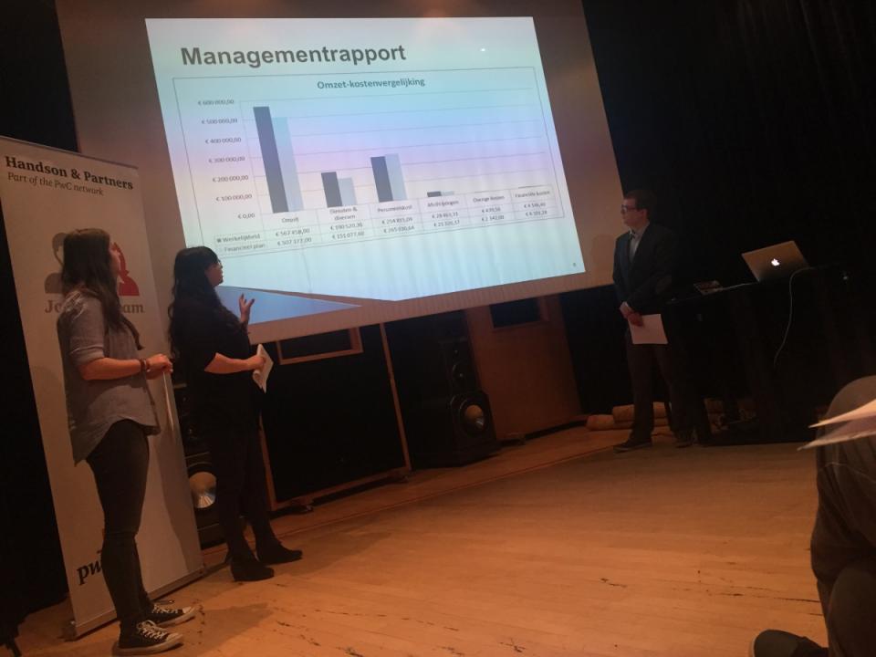 AP-studenten behalen podiumplaats bij business game