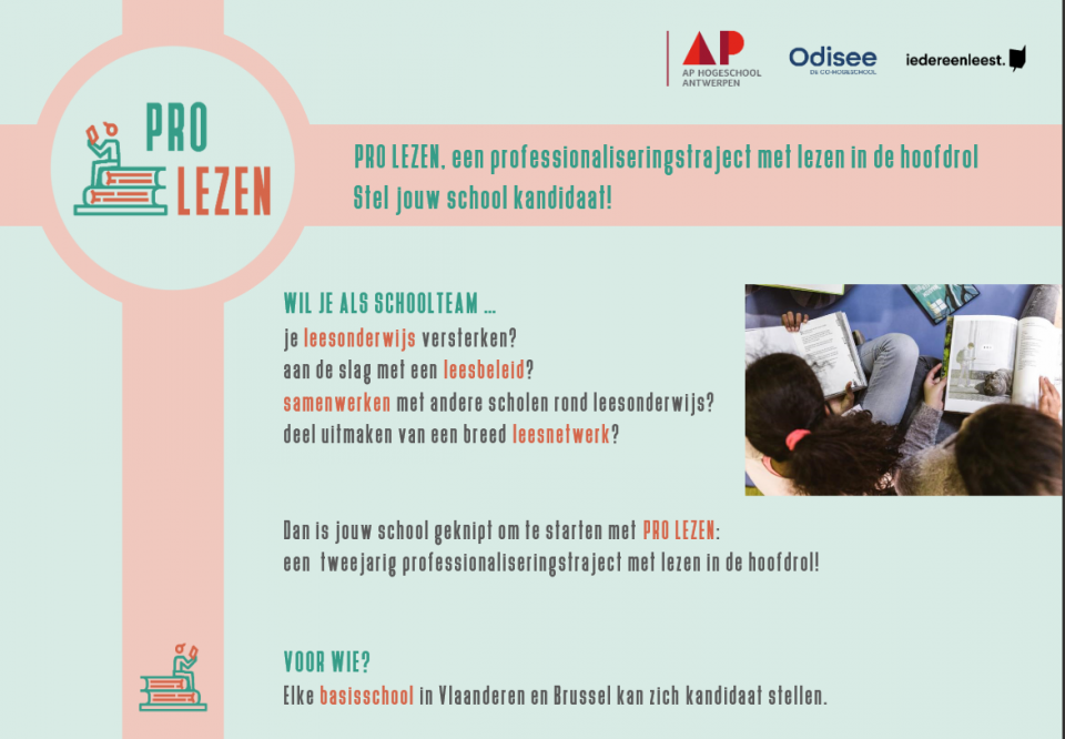 PRO LEZEN AP Hogeschool Odisee Iedereen Leest 