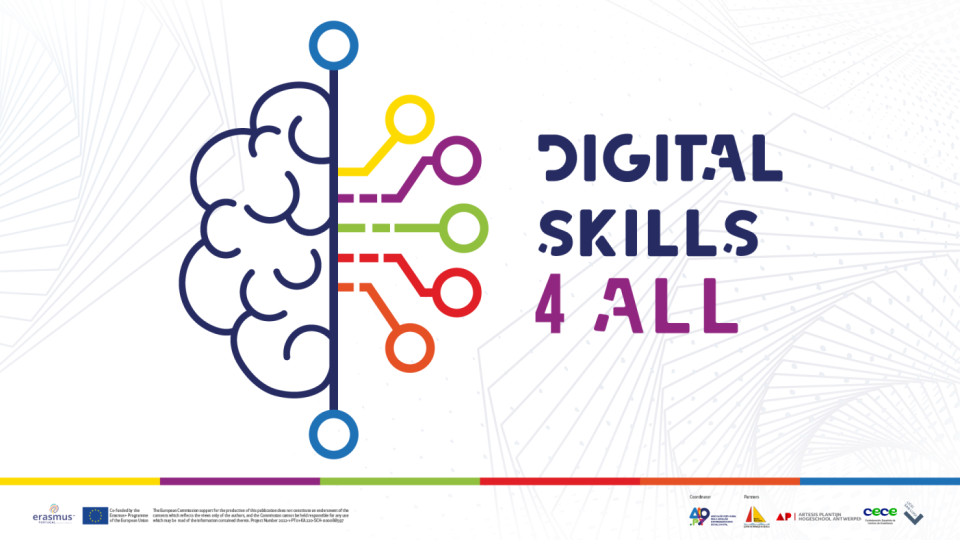 Visual van het project Digital skills for all